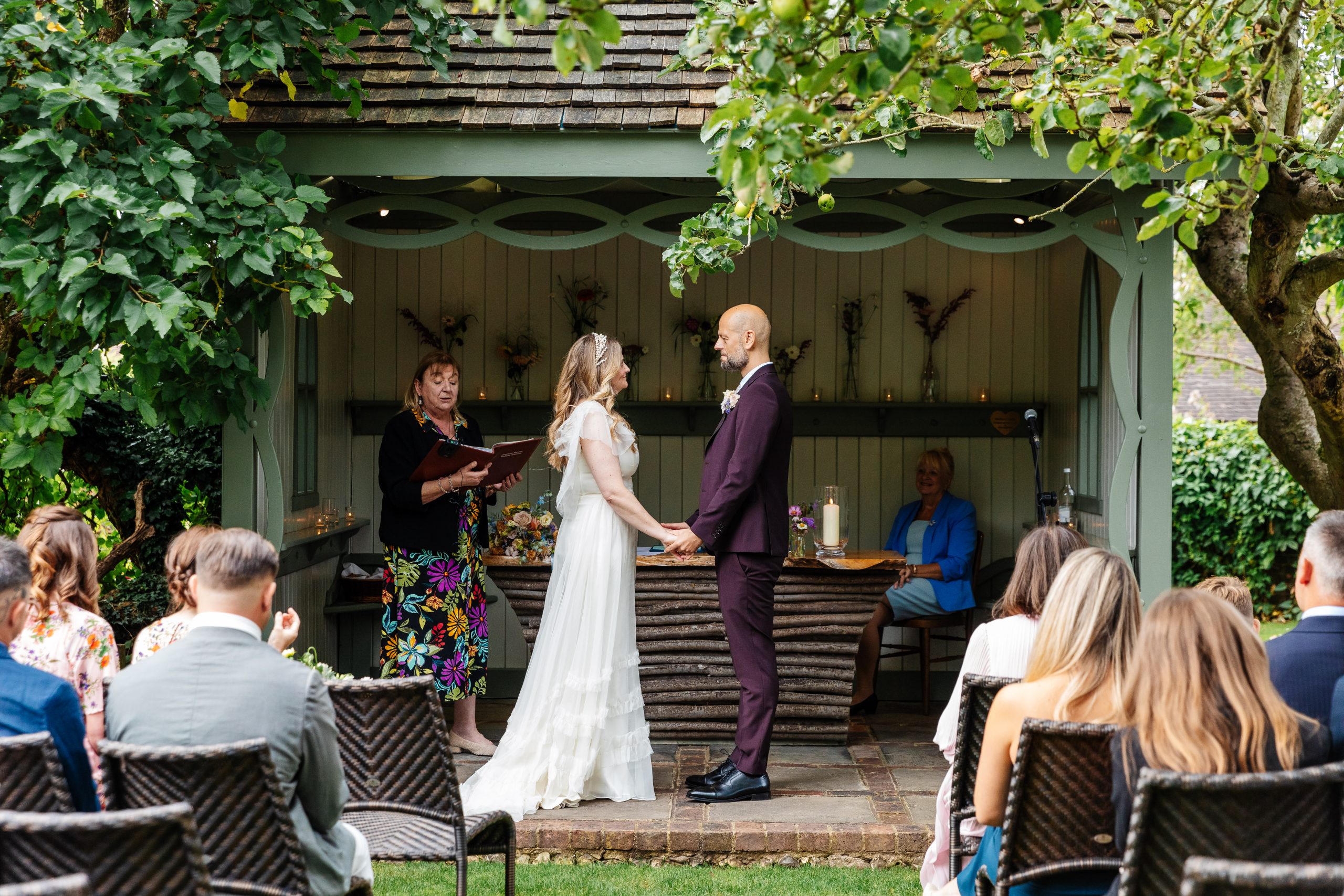 pangdean barn wedding ceremony