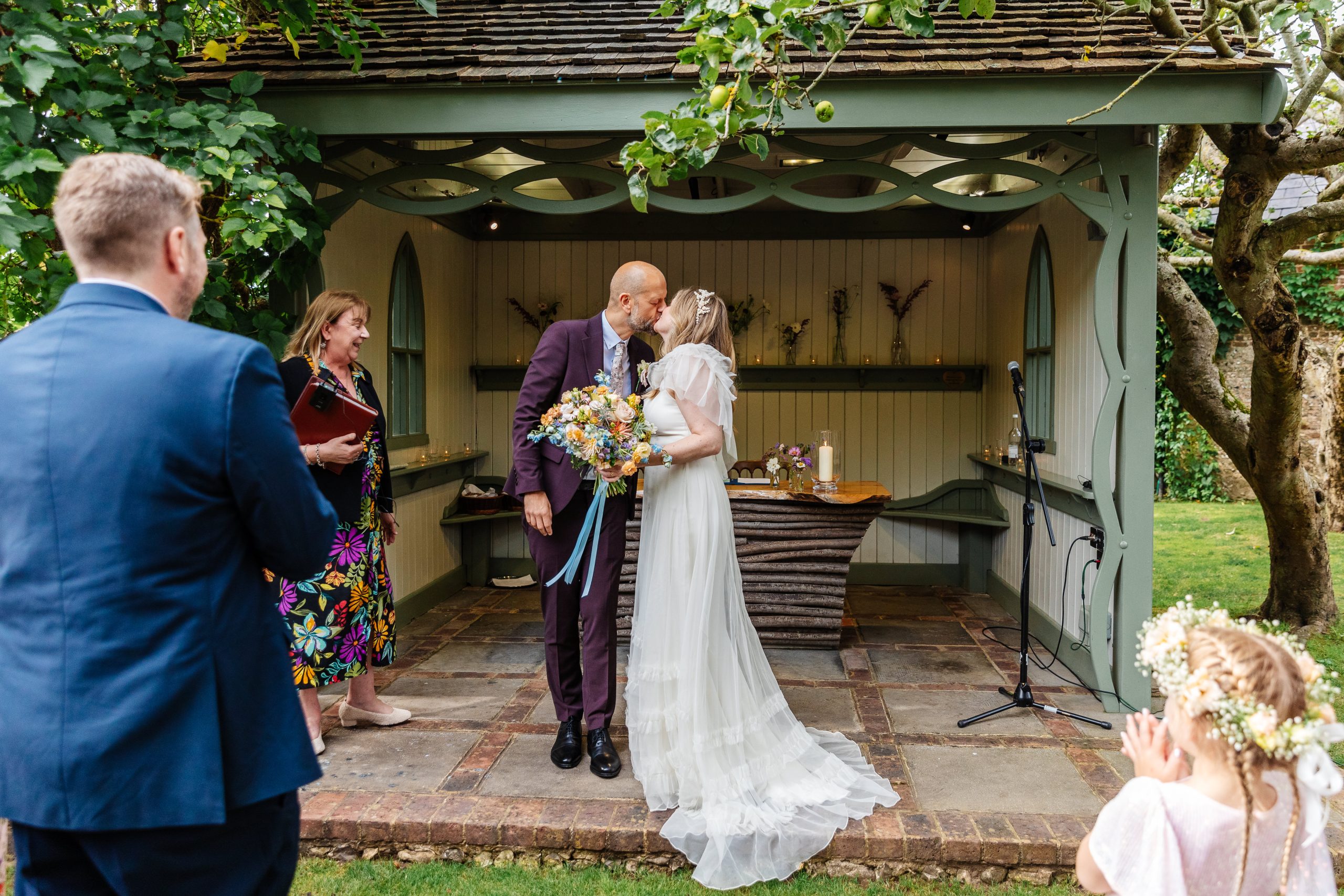 Pangdean Barn Wedding - Kimberly & James