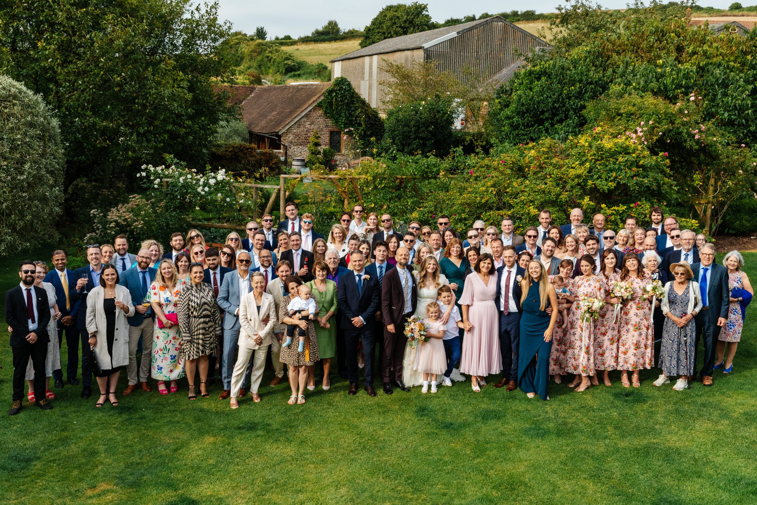 Pangdean Barn Wedding - Kimberly & James